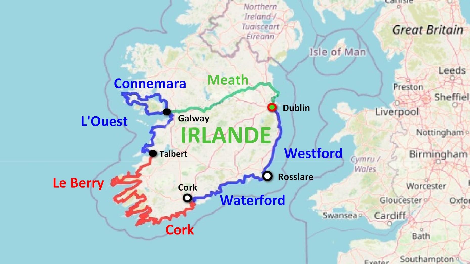 Tour de l irlande ete 2025